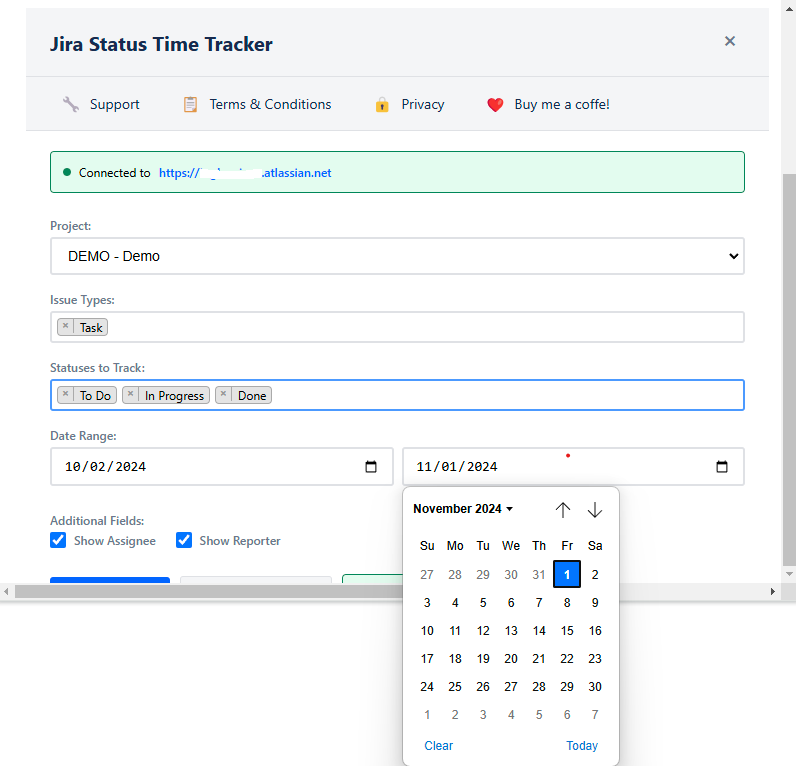 Jira Status Time Tracker FREE Chrome Extension